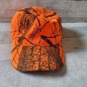 Realtree® Hardwood Orange Camo Cap Large Cotton/Polyester Blend